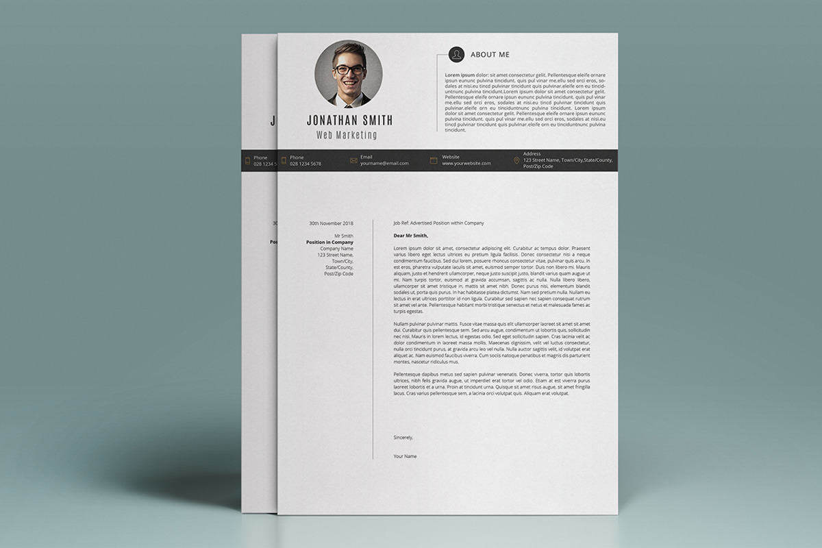 Word Resume Template, a Resume Template by BixBar (Photo 2 of 2)