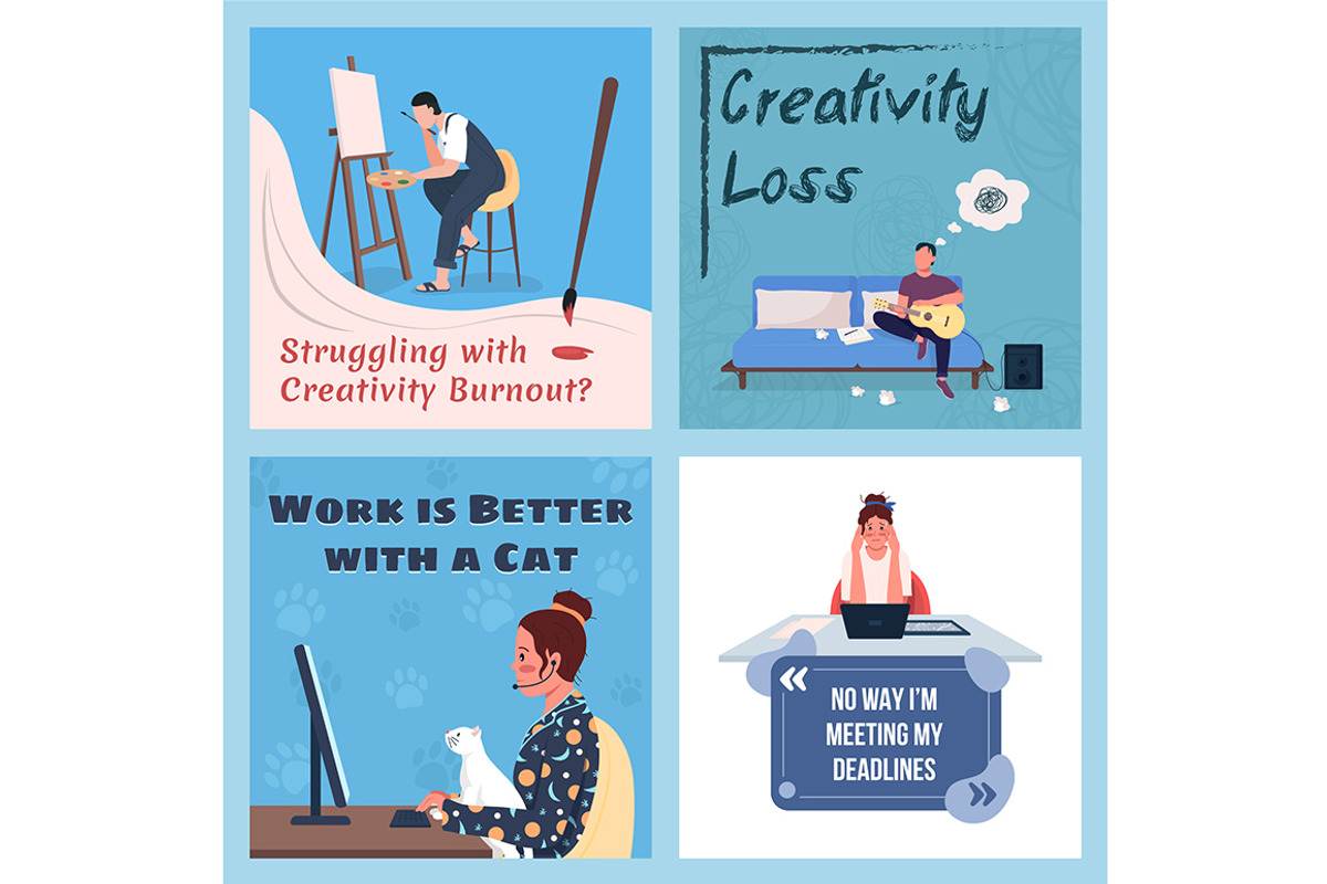 Anxiety from job vector cards, a Card Template by IMG visuals characters (Photo 1 of 5)