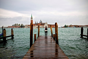 Lines lead to Venice, Italy