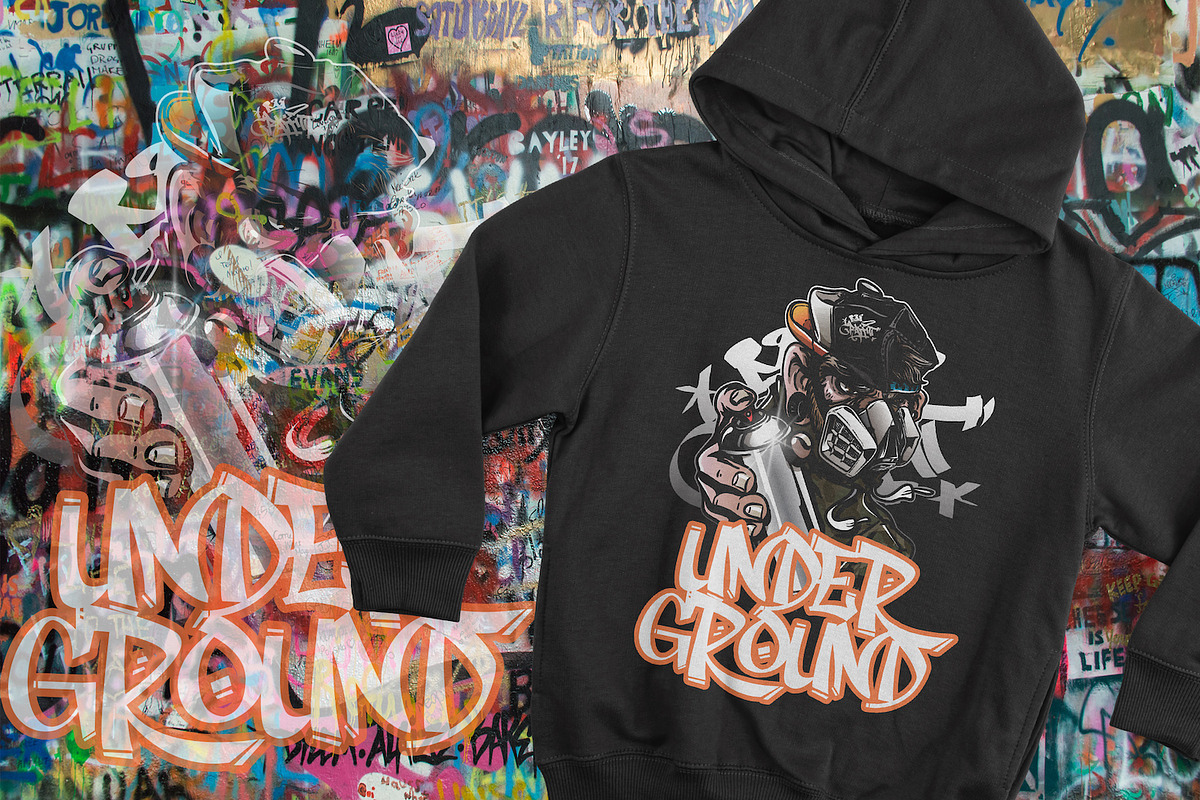 Rhieknuza - Graffiti Font, a Sans Serif Font by StringLabs (Photo 7 of 14)