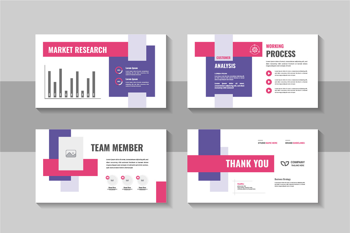 Corporate Business Marketing Plan, a Presentation Template by Pavel_design (Photo 4 of 4)