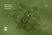 Letterpress Effect Mockup & Styles, a Layer Style Add-On by Creative Veila (Thumbnail 5 of 9)
