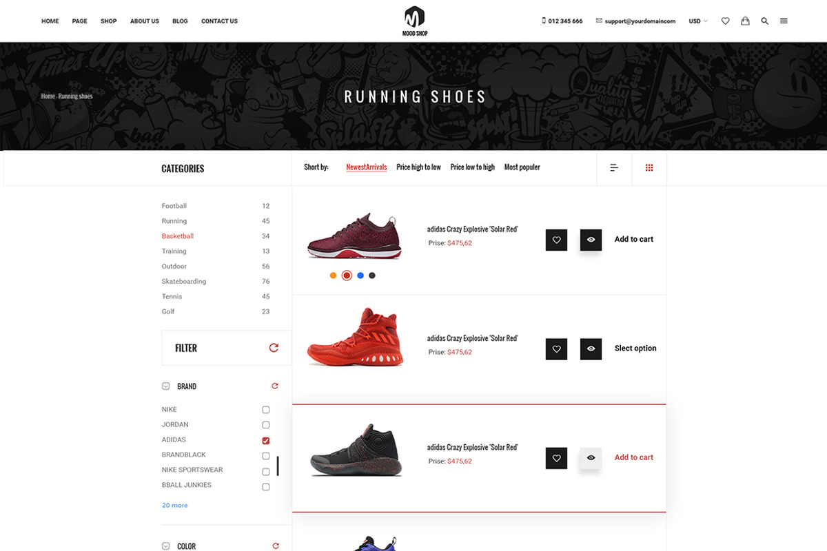 Moodshop - Modern eCommerce PSD, a Websites & App Template by Digipieces (Photo 8 of 12)