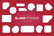 Blank Sticker Mockup Set, a Mockup by DesignerCandies (Thumbnail 1 of 11)
