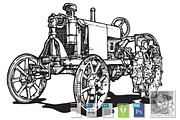 Vintage transport set, a Transportation Illustration by CatMadePattern (Thumbnail 5 of 7)