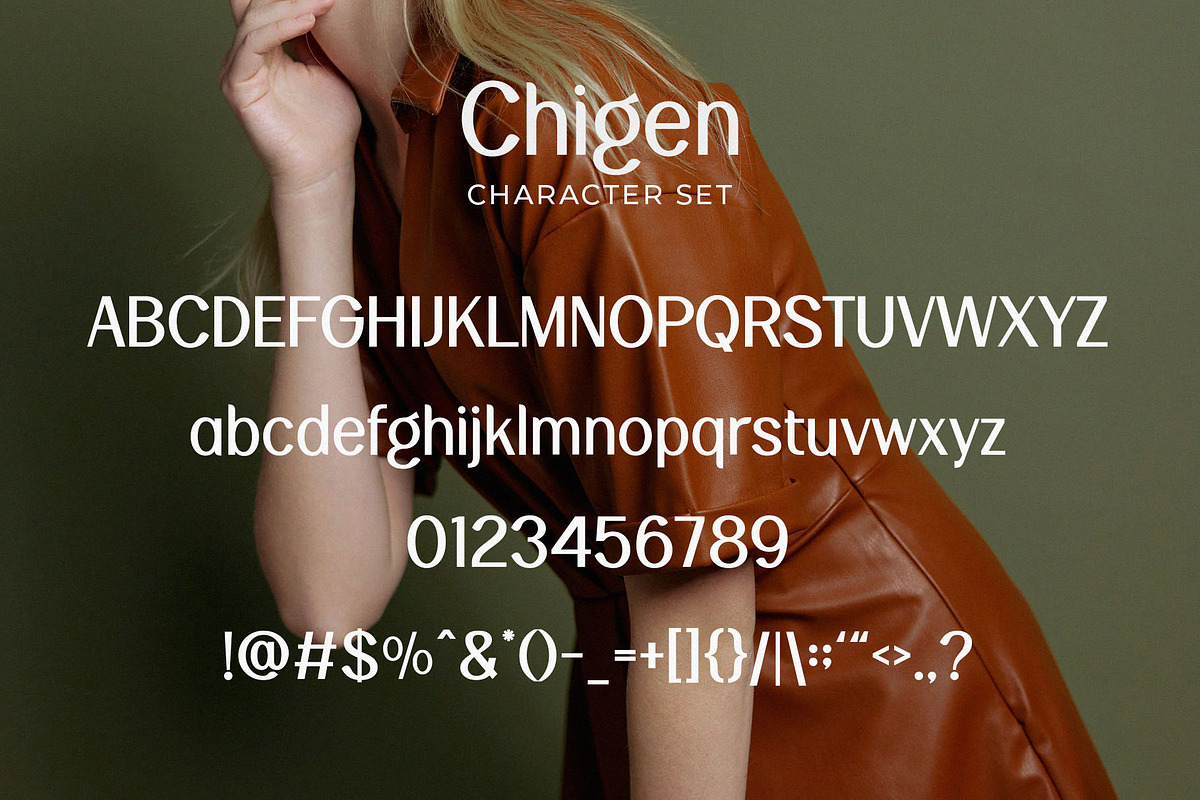 Chigen - Elegant Sans Serif, a Sans Serif Font by Typeformers (Photo 4 of 5)