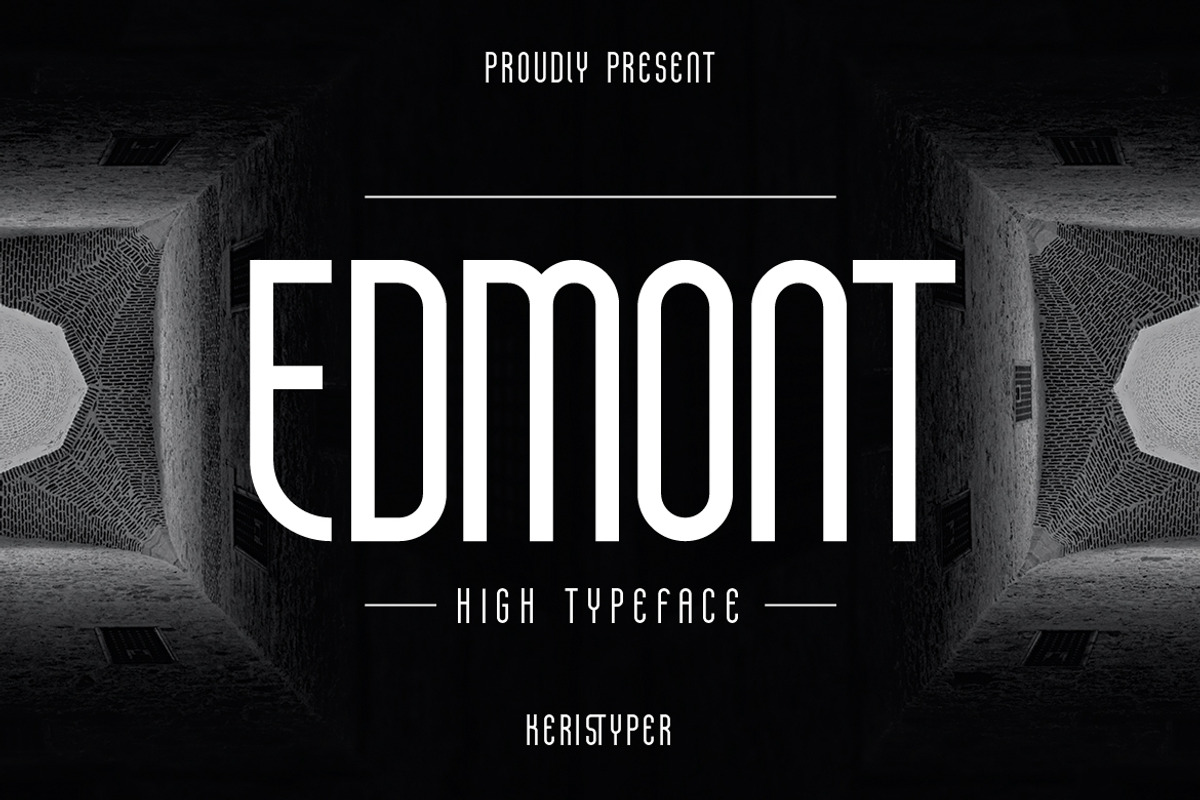 Edmont, a Sans Serif Font by kerismaker (Photo 1 of 12)