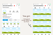 Instagram Profile Mock-up, a Social Media Template by SocialStyleTemplates (Thumbnail 2 of 7)