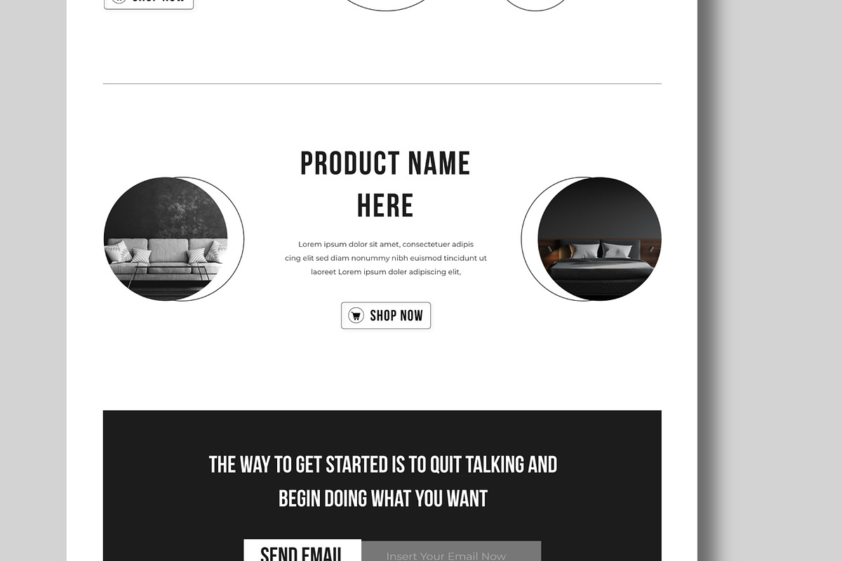 Website Landing Page Design Layout, a Landing Page Template by MightyDesign (Photo 3 of 9)