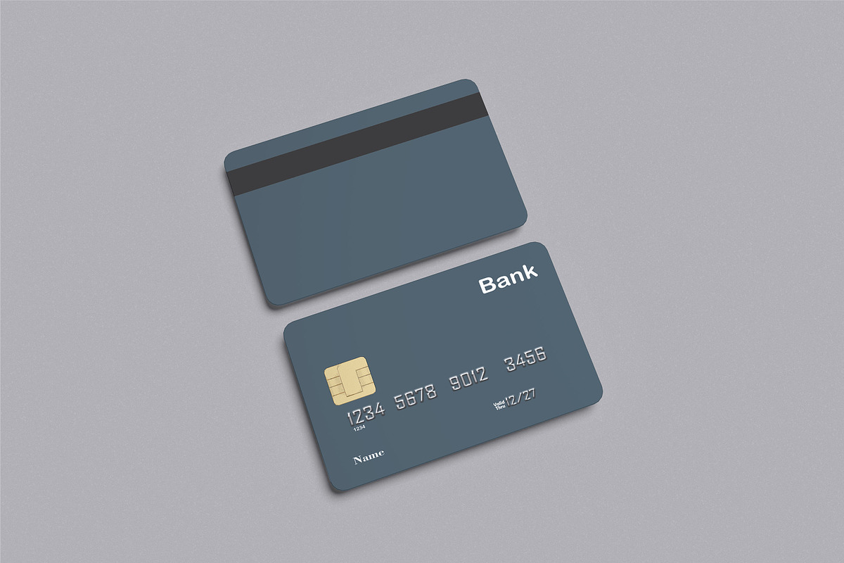 Credit Card mockup, a Merchandise Mockup by xavier_studio (Photo 2 of 5)