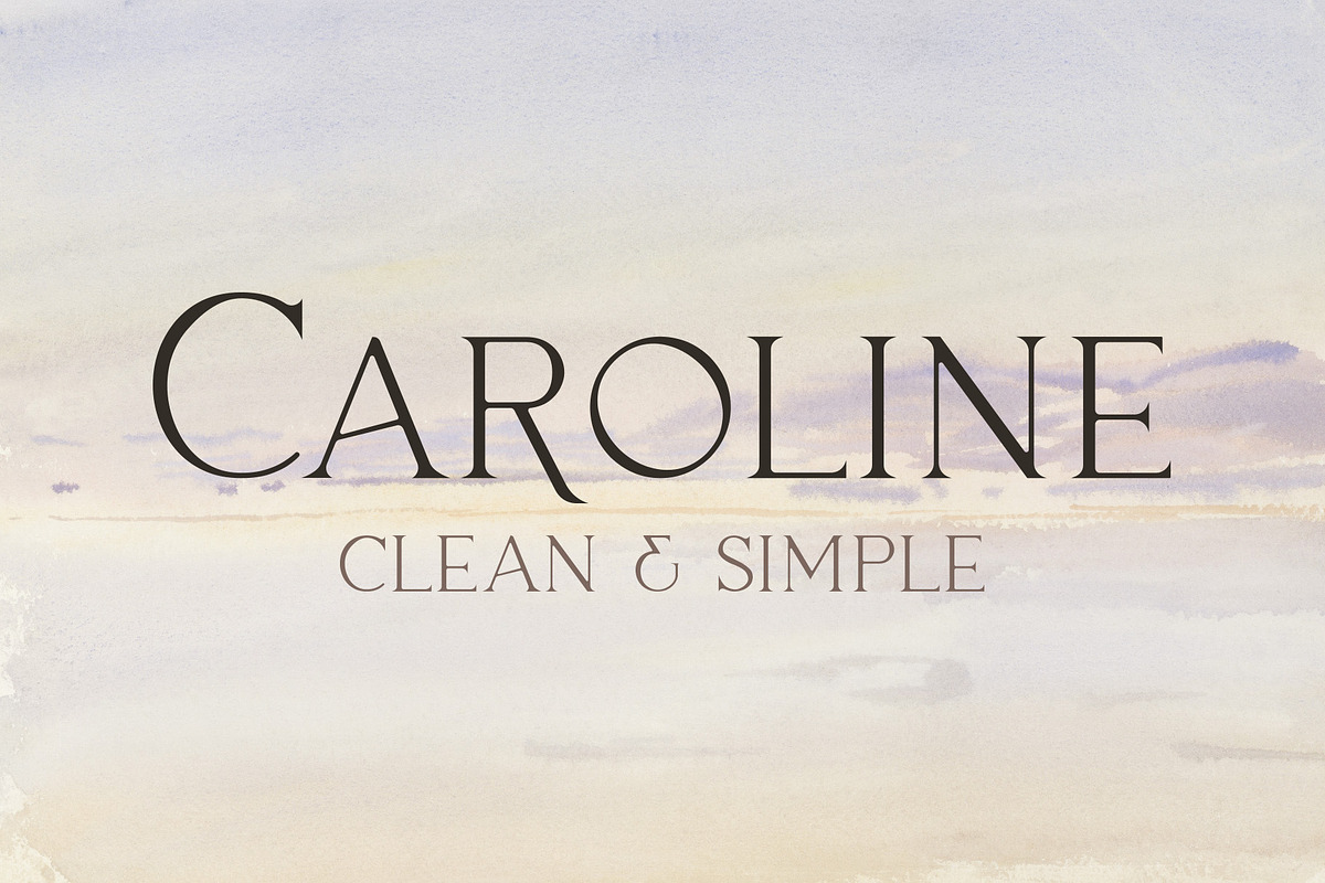 Caroline - Minimal Modern Typeface, a Serif Font by HipFonts (Photo 7 of 10)