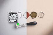 Metallic Wax Seal and Stamp Mockup, a Mockup by Custom Scene (Thumbnail 6 of 11)