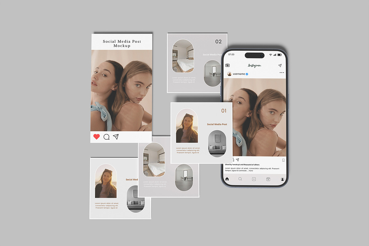 Carousel Mockup, a Social Media Template by lamorastudio (Photo 5 of 12)