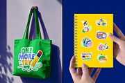 Back to School Flat Stickers Bundle, an Education Illustration by Brickclay (Thumbnail 3 of 14)
