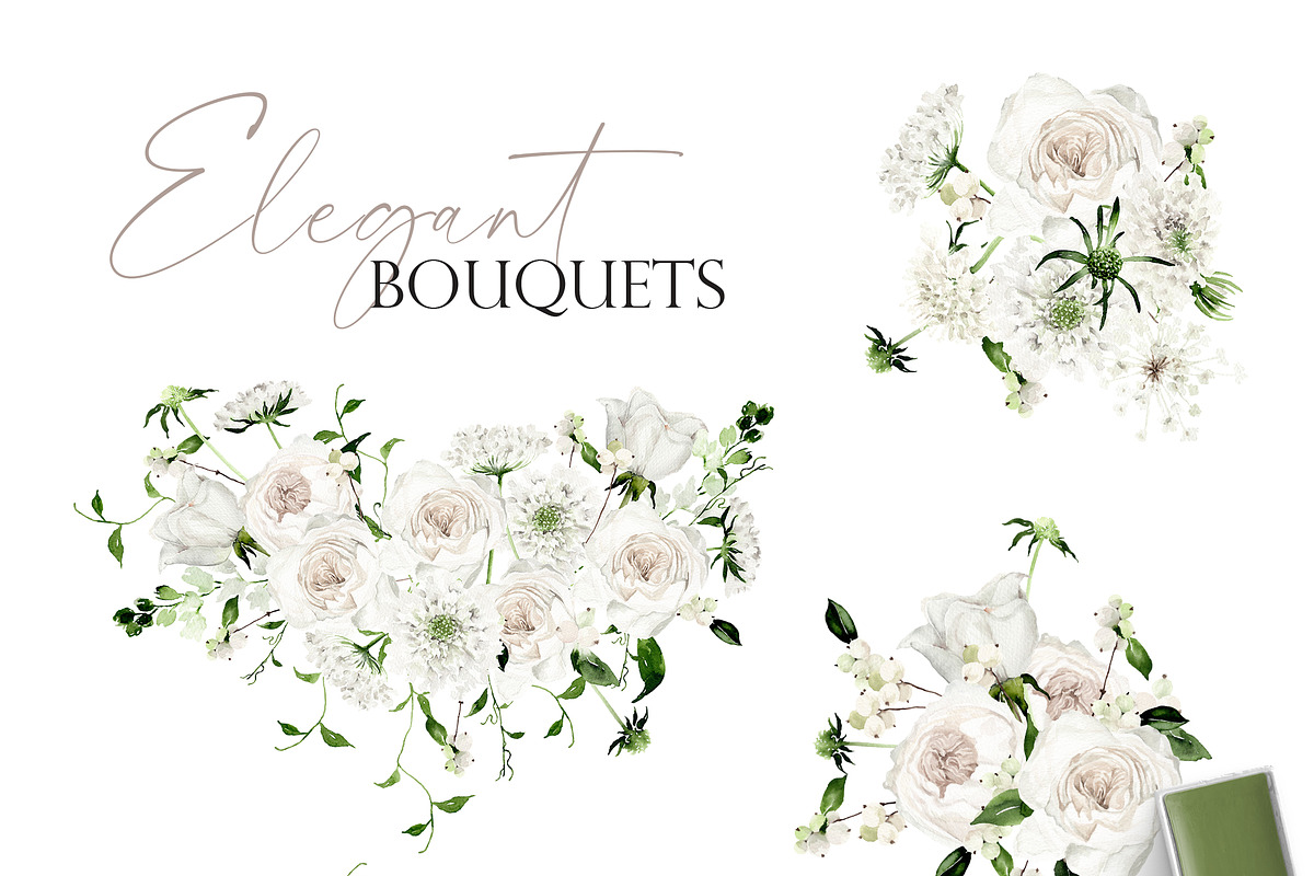 Watercolor flower - Elegant Wedding, an Illustration by Beigetime (Photo 4 of 12)