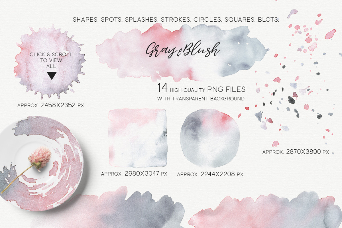 Watercolor Textures. Pastel, a Texture Graphic by NataliVA (Photo 4 of 11)