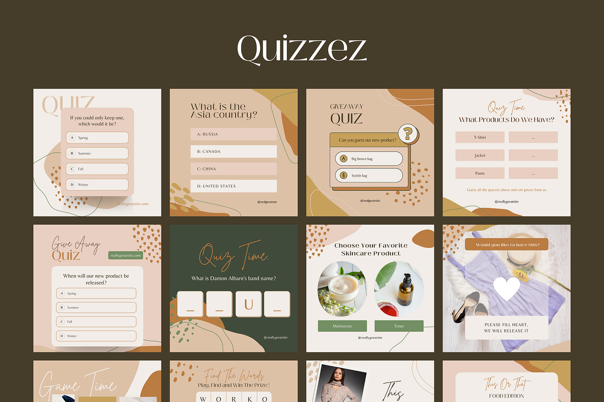 100 Instagram Templates in CANVA, a Social Media Template by Designspace (Photo 4 of 10)