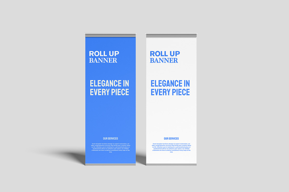 Roll Up Banner Mockup, an Advertising Mockup by Afif_studio (Photo 2 of 5)