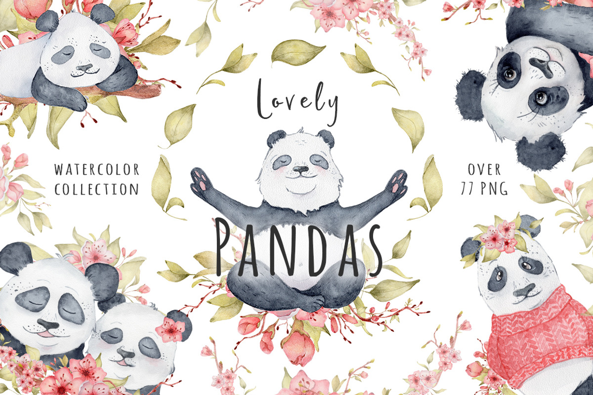 Watercolor animals BUNDLE, an Animal Illustration by Evgeniia