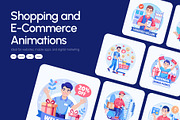 Animated Shopping and E-commerce, a Person Illustration by Brickclay (Thumbnail 1 of 4)