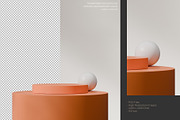 5 Podium with Transparent Background, a Background Graphic by faustudio (Thumbnail 7 of 7)