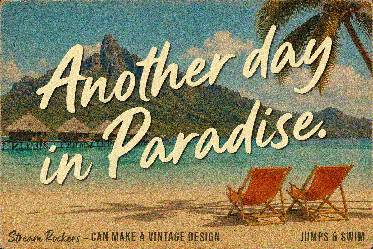 Stream Rockers, a Handwritten Font by Struggle Studio (Photo 3 of 8)