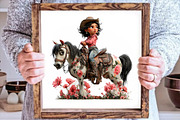 Cute Cowgirl Clipart, a Person Illustration by fashionaddict (Thumbnail 7 of 7)