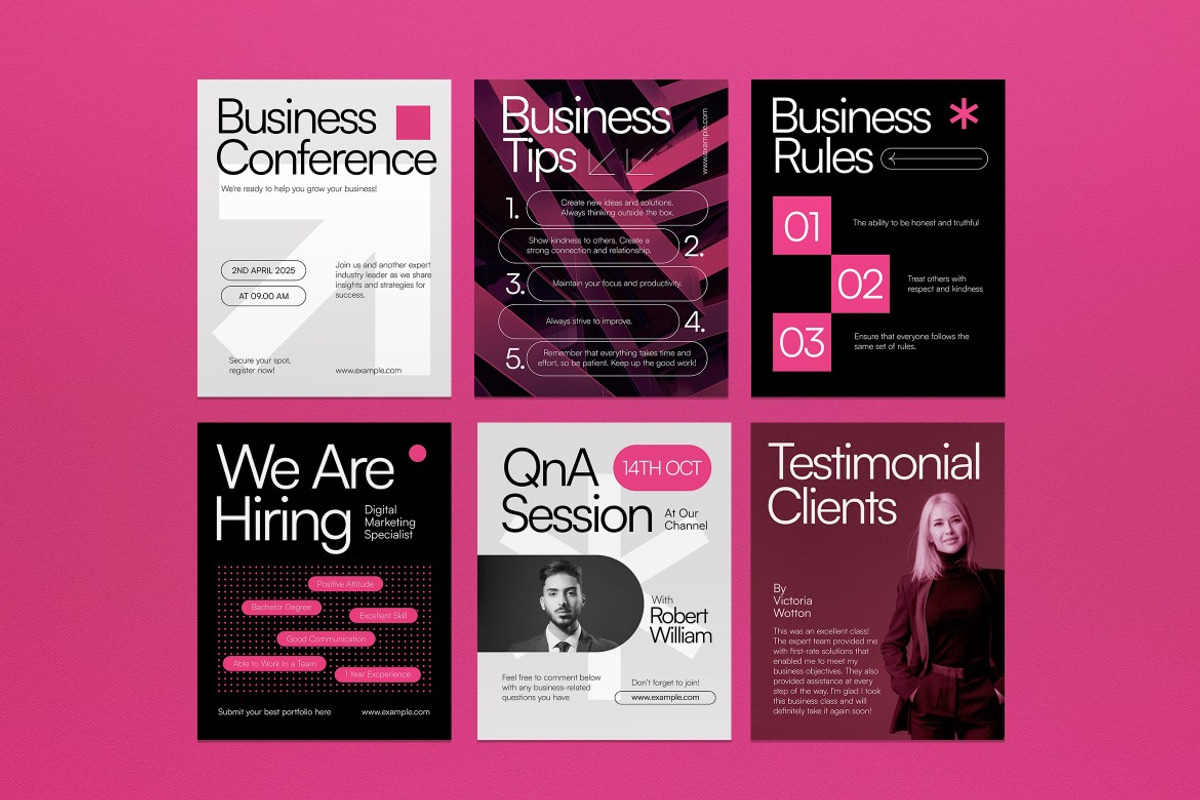 Business Instagram Set preview 2