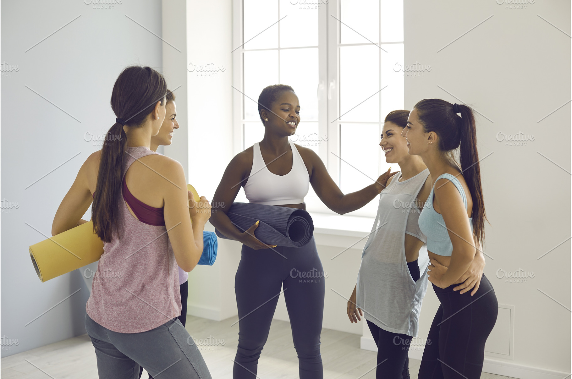 Diverse group of happy young ladies, a Sports & Recreation Photo by StudioRomantic