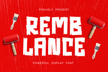 Remblance - Playful Paint Font