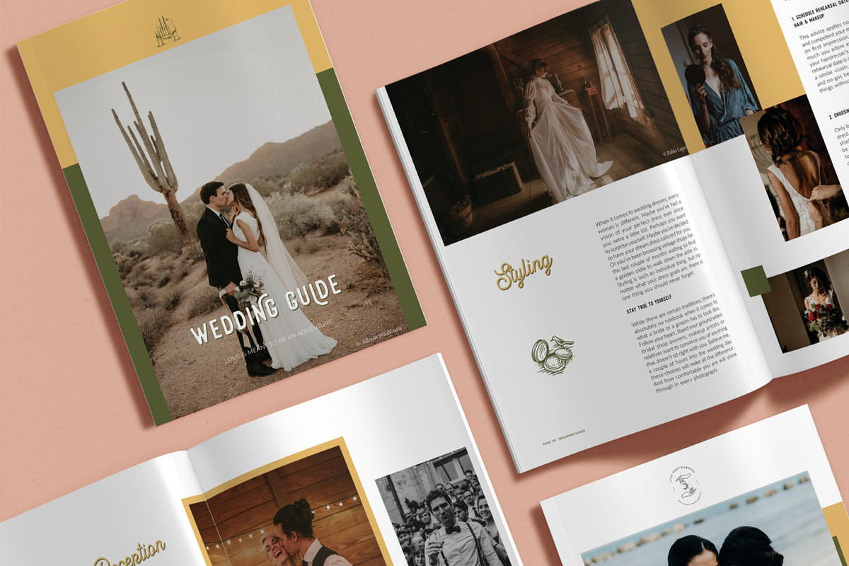 Customizable Wedding Guide - Playful, a Magazine Template by Dirtyboots (Photo 6 of 9)
