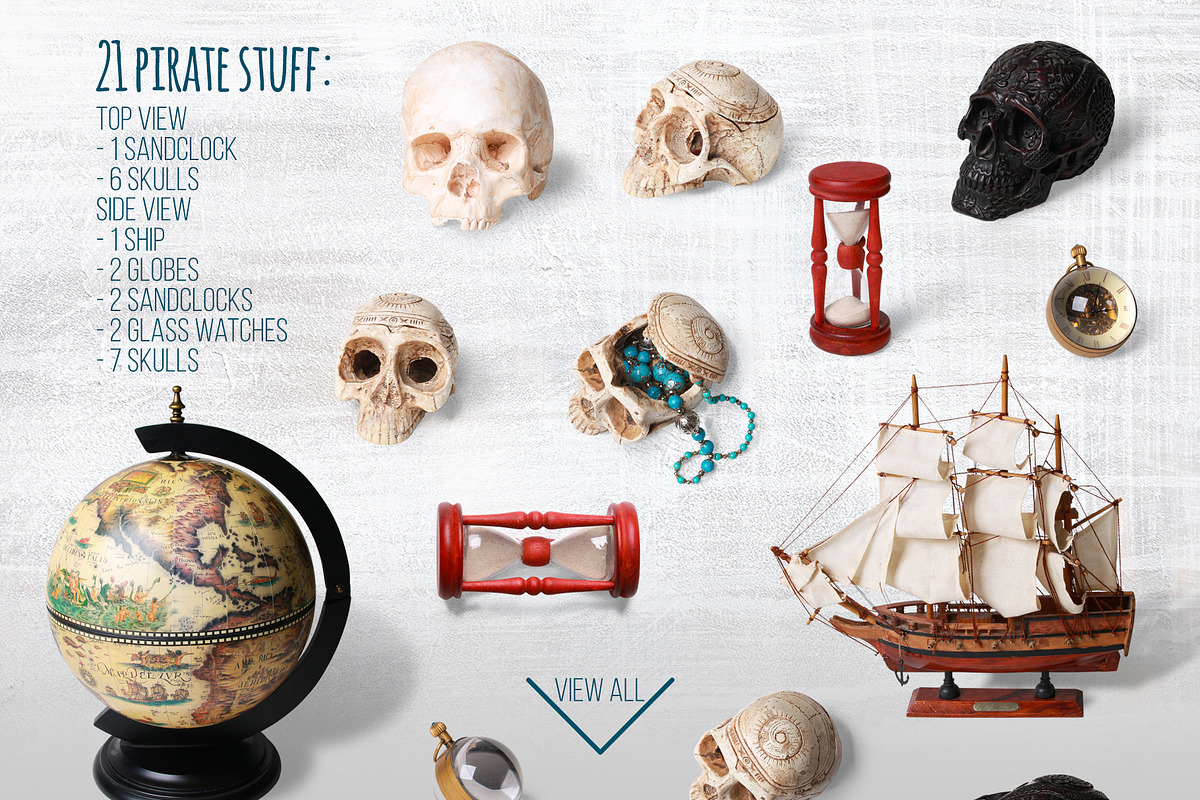 199 isolated summer items (moveable), a Product Mockup by rubinat (Photo 7 of 9)