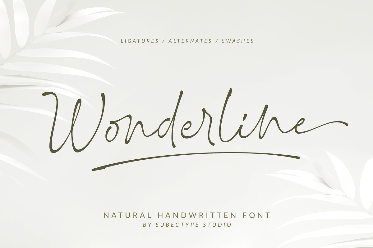 Wonderline / Handwritten Font