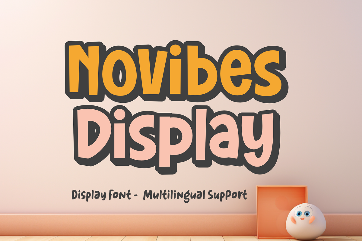 Novibes Display, a Sans Serif Font by Dumadistyle (Photo 1 of 9)