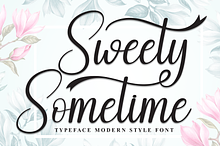Sweety Sometime | Script Font