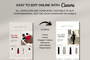 LTK Canva templates Red, a Social Media Template by Studio Suvelle (Thumbnail 6 of 7)