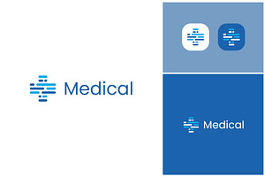 Medical Medicine Dotted Line Logo, a Branding & Logo Template by ika trisiana