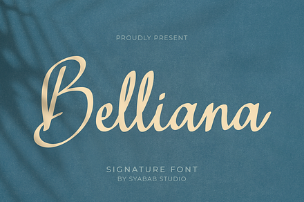 Belliana Signature Font