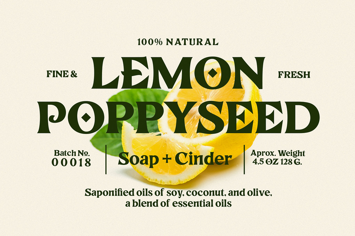 Rhinegold - Display Font, a Sans Serif Font by Graptail (Photo 8 of 13)