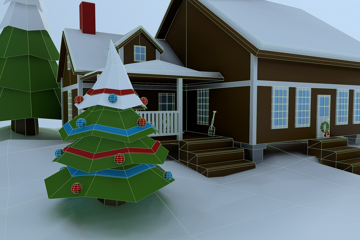 Low Poly House, an Architecture 3D Model by Midgardians (Photo 14 of 14)