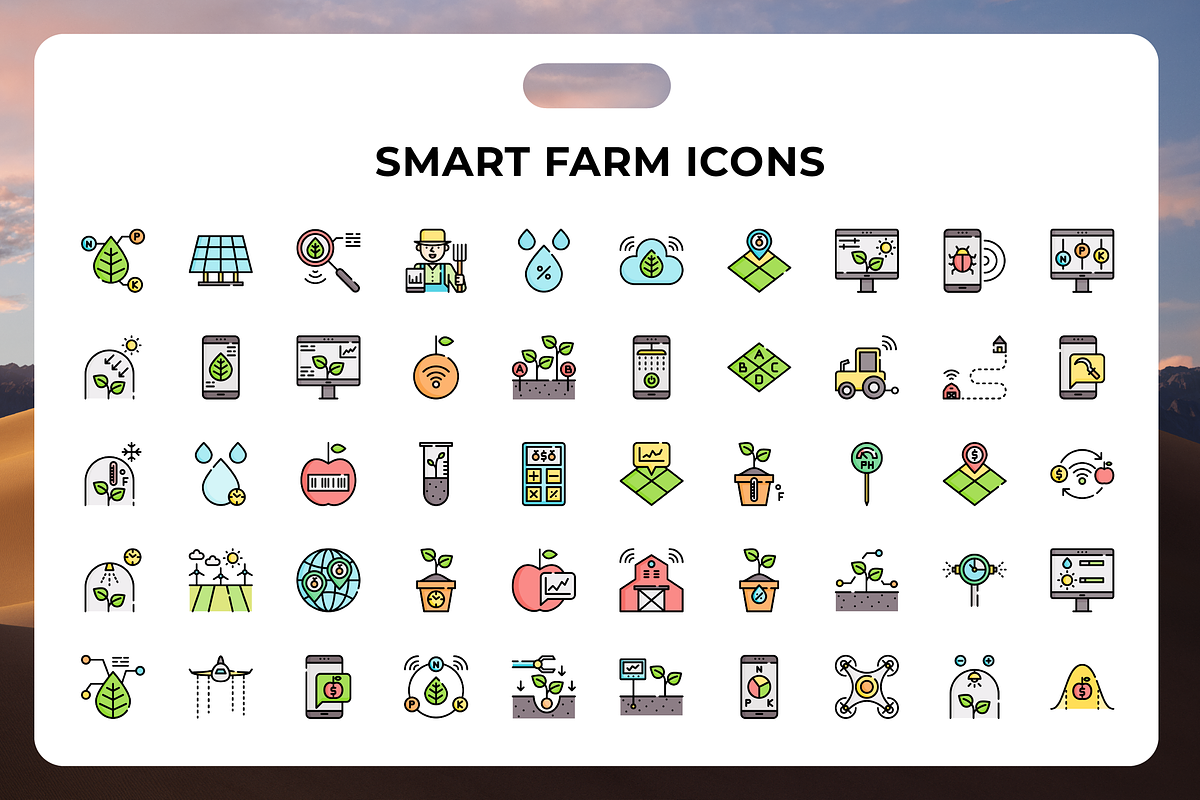 Smart Farm Icons, an Icon by Wencory