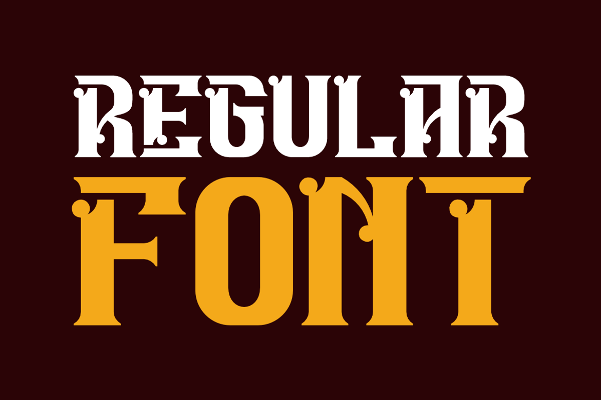 Hallowen Metoys, a Blackletter Font by QR Design Studio (Photo 5 of 10)