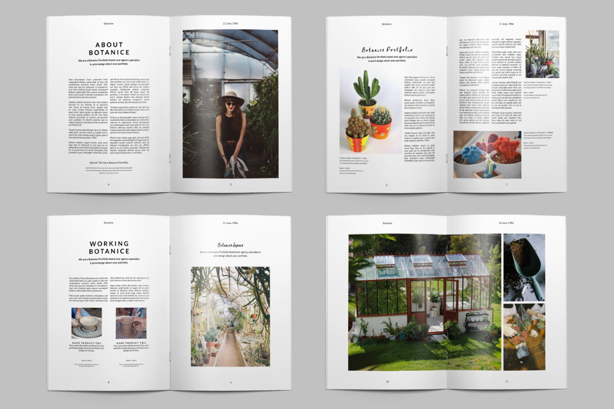 Botanice Portfolio, a Brochure Template by Firtana (Photo 6 of 14)