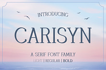 Carisyn - Serif Font Family