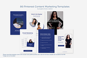 Pinterest Content Marketing Template, a Social Media Template by angela simone creative (Thumbnail 21 of 22)