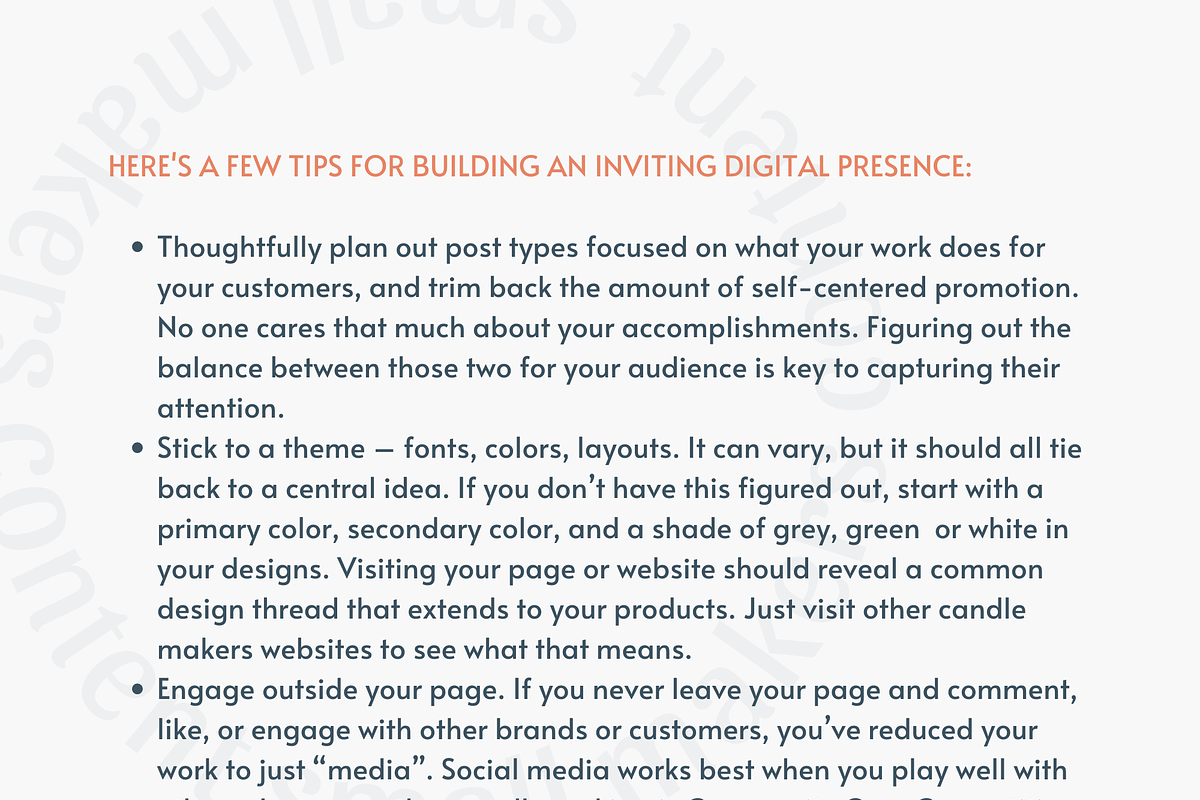 Social Media Templates for Candles, a Social Media Template by SmallMakersContent (Photo 5 of 6)