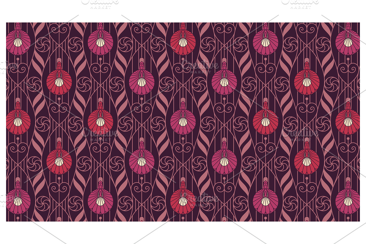 Abstract Butterfly Pea, a Pattern Graphic by Creative Backgrounds