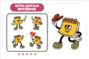 Notepad Mascot Characters, an Object Illustration by Allmostudio (Thumbnail 2 of 5)