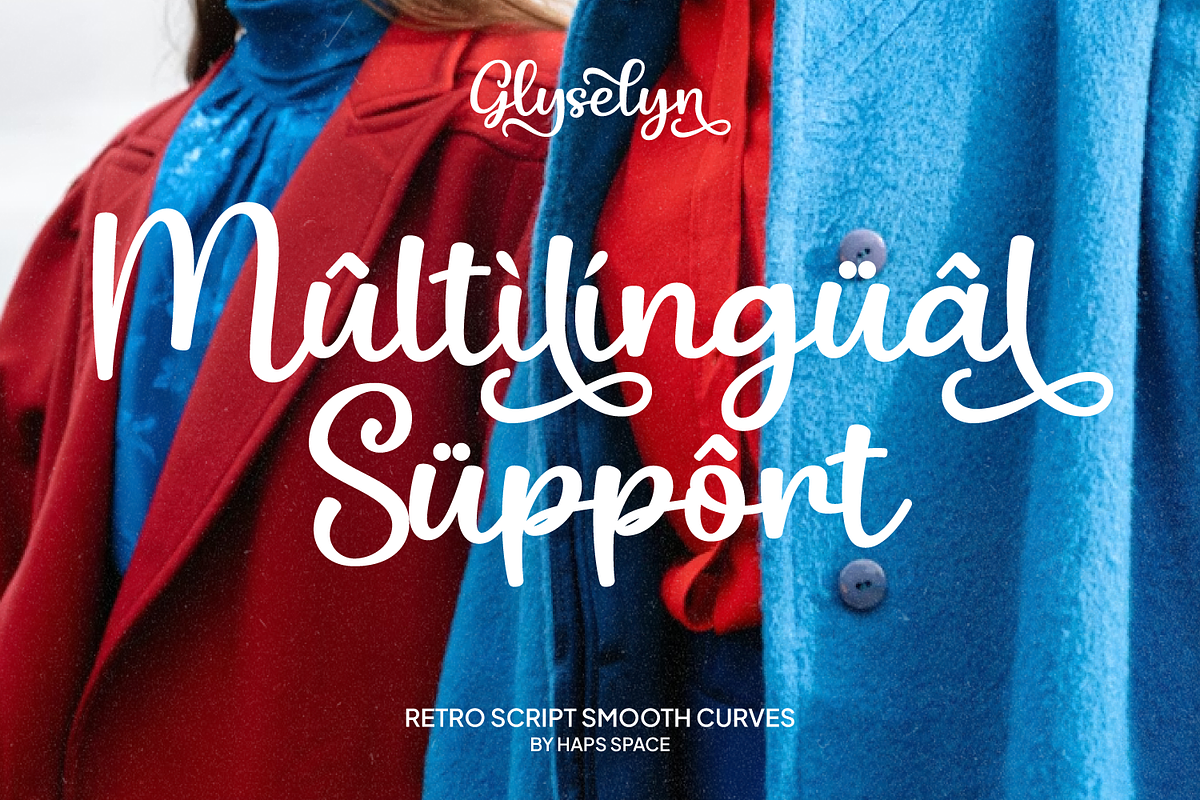 Gliselyn Elegant Retro Script, a Script Font by Haps Space (Photo 6 of 11)