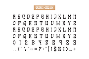 Greek Meswax - Typeface Font, a Sans Serif Font by Iqsiart Studio (Thumbnail 4 of 6)